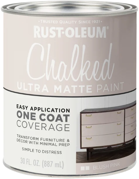 Rust-Oleum Chalked Ultra Matte Paint in Blush Pink