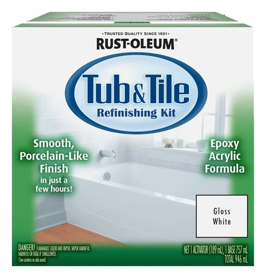 Tub & Tile Refinishing Kit pack